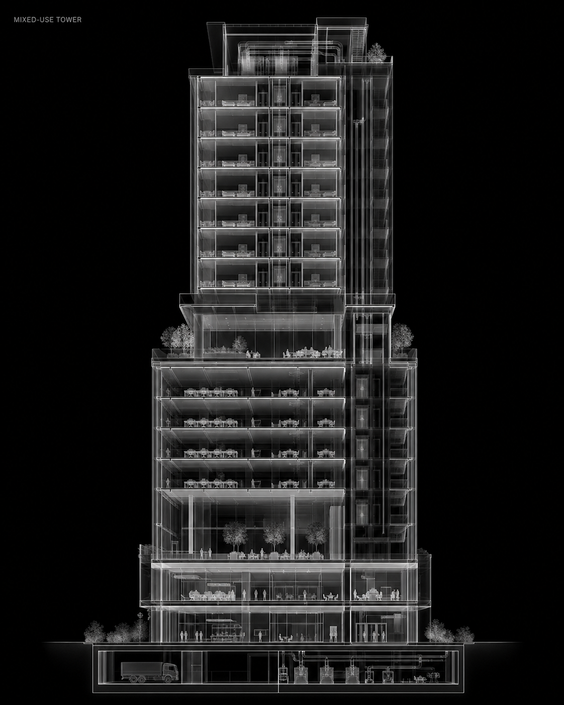 Mixed-Use Tower